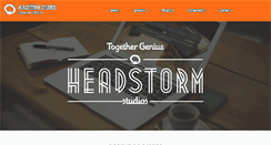 Desktop Screenshot of headstormstudios.com