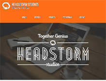 Tablet Screenshot of headstormstudios.com